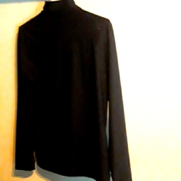 Black Zip-Up Sweater Medium - Picture 2 of 2